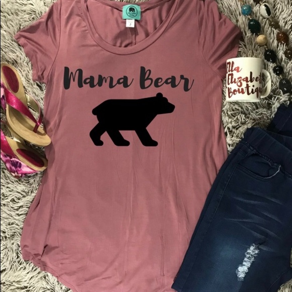 Mama Bear Graphic Tee very soft and flowy - Picture 1 of 2